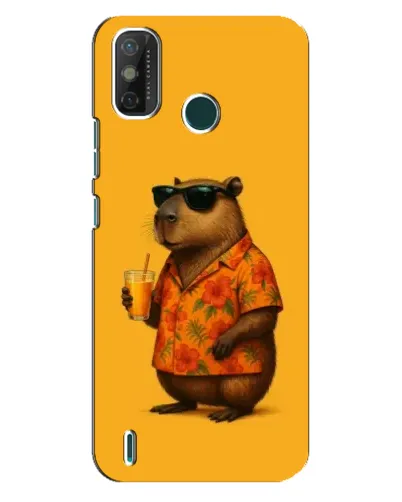 Чехол для TECNO Spark 6 GO (KE5) с картинкой «Капибара на отдыхе»