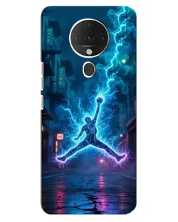 Чехол для TECNO Spark 6 с картинкой «Jordan Gold Jumpman»