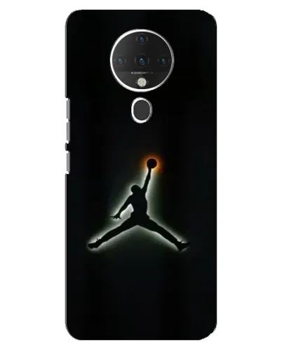 Чехол для TECNO Spark 6 с картинкой «Jordan Gradient Logo»