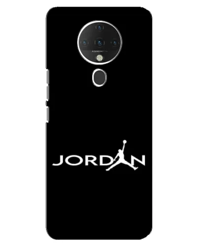 Чехол для TECNO Spark 6 с картинкой «Jordan White Logo»