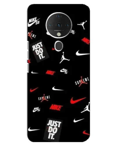 Чехол для TECNO Spark 6 с картинкой «Nike Mix Pattern»