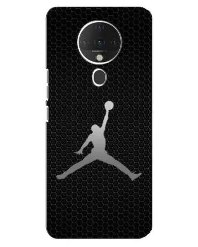 Чехол для TECNO Spark 6 с картинкой «Jordan Dark Carbon»