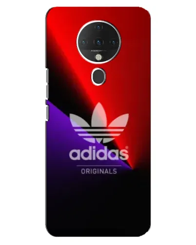 Чехол для TECNO Spark 6 с картинкой «Adidas Red Neon»