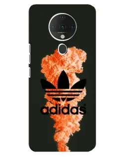 Чехол для TECNO Spark 6 с картинкой «Оранжевый дым Adidas» Чехол для TECNO Spark 6 с картинкой «Оранжевый дым Adidas»