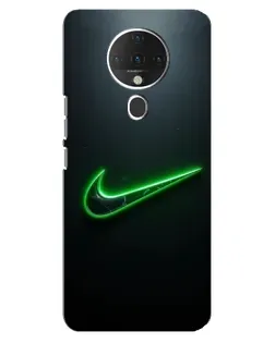 Чохол для TECNO Spark 6 з картинкою «Неоновий контур Nike»