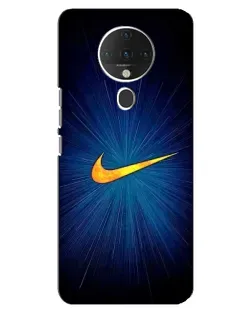 Чохол для TECNO Spark 6 з картинкою «Синій пульс Nike» Чохол для TECNO Spark 6 з картинкою «Синій пульс Nike»