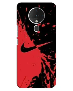 Чохол для TECNO Spark 6 з картинкою «Червоні бризки Nike» Чохол для TECNO Spark 6 з картинкою «Червоні бризки Nike»