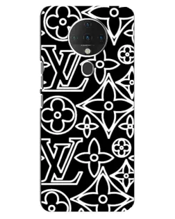 Чехол для TECNO Spark 6 с картинкой «Черно-белый узор LV» Чехол для TECNO Spark 6 с картинкой «Черно-белый узор LV»
