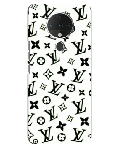 Чехол для TECNO Spark 6 с картинкой «Монохромный хаос LV» Чехол для TECNO Spark 6 с картинкой «Монохромный хаос LV»