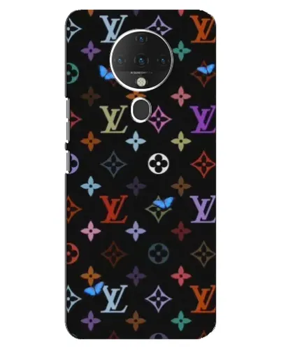 Чехол для TECNO Spark 6 с картинкой «Цветная монограмма LV» Чехол для TECNO Spark 6 с картинкой «Цветная монограмма LV»