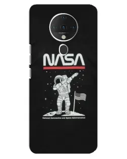 Чохол для TECNO Spark 6 з картинкою «NASA — крокуємо по Місяцю» Чохол для TECNO Spark 6 з картинкою «NASA — крокуємо по Місяцю»