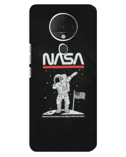 Чохол для TECNO Spark 6 з картинкою «NASA — крокуємо по Місяцю» Чохол для TECNO Spark 6 з картинкою «NASA — крокуємо по Місяцю»