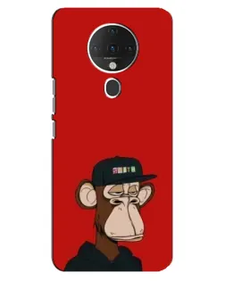 Чехол для TECNO Spark 6 с картинкой «Bored Ape — красный фон» Чехол для TECNO Spark 6 с картинкой «Bored Ape — красный фон»