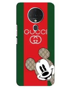 Чохол для TECNO Spark 6 з картинкою «Gucci — смуги та Міккі»