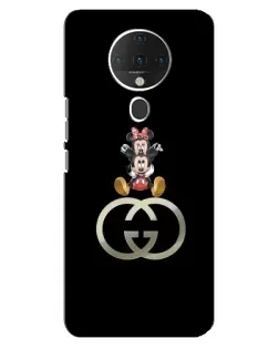 Чохол для TECNO Spark 6 з картинкою «Мінні Маус на лого»
