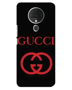 Чохол для TECNO Spark 6 з картинкою «Gucci — червоний логотип»