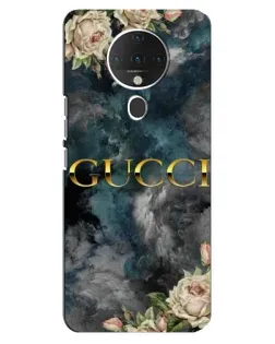 Чохол для TECNO Spark 6 з картинкою «Абстрактні квіти Gucci»