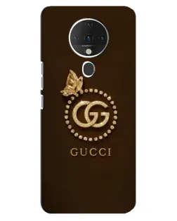 Чохол для TECNO Spark 6 з картинкою «Gucci — золотий метелик»