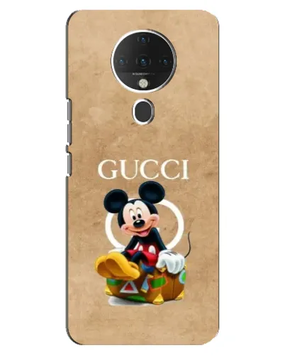 Чохол для TECNO Spark 6 з картинкою «Міккі Маус Gucci — крафт» Чохол для TECNO Spark 6 з картинкою «Міккі Маус Gucci — крафт»