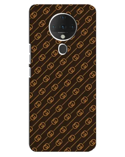 Чохол для TECNO Spark 6 з картинкою «Gucci — золоті діагоналі» Чохол для TECNO Spark 6 з картинкою «Gucci — золоті діагоналі»