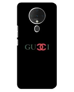 Чохол для TECNO Spark 6 з картинкою «Gucci — червоний градієнт»
