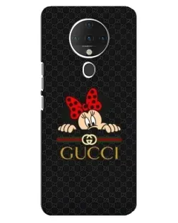 Чохол для TECNO Spark 6 з картинкою «Мінні Маус Gucci — чорний»