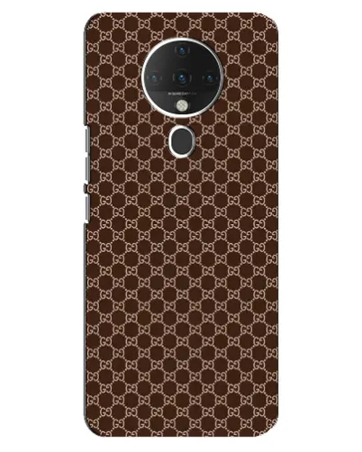 Чехол для TECNO Spark 6 с картинкой «Gucci — шоколадная сетка» Чехол для TECNO Spark 6 с картинкой «Gucci — шоколадная сетка»
