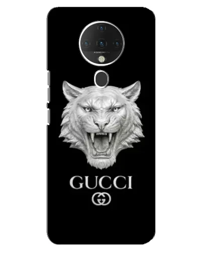 Чехол для TECNO Spark 6 с картинкой «Gucci — серебряный лев» Чехол для TECNO Spark 6 с картинкой «Gucci — серебряный лев»