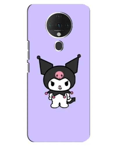 Чехол для TECNO Spark 6 с картинкой «Kuromi — нежный фиолетовый»