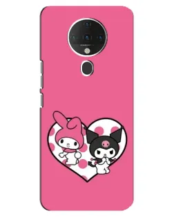 Чехол для TECNO Spark 6 с картинкой «Kuromi и My Melody» Чехол для TECNO Spark 6 с картинкой «Kuromi и My Melody»