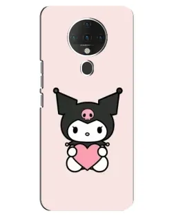 Чехол для TECNO Spark 6 с картинкой «Kuromi и сердце» Чехол для TECNO Spark 6 с картинкой «Kuromi и сердце»