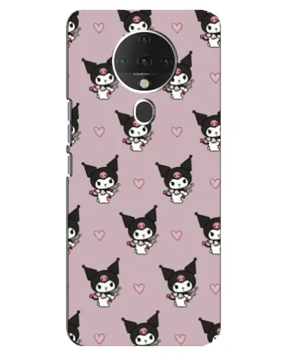 Чехол для TECNO Spark 6 с картинкой «Kuromi — ночной сон»