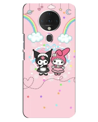 Чехол для TECNO Spark 6 с картинкой «My Melody и Kuromi»