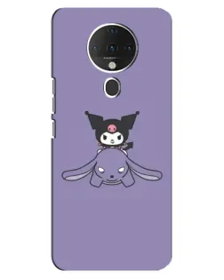 Чехол для TECNO Spark 6 с картинкой «Kuromi на лиловом фоне» Чехол для TECNO Spark 6 с картинкой «Kuromi на лиловом фоне»