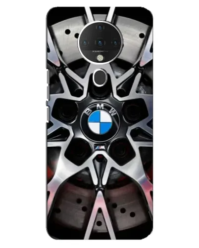 Чехол для TECNO Spark 6 с картинкой «BMW — деталь диска»