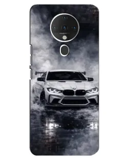 Чехол для TECNO Spark 6 с картинкой «BMW сквозь туман»