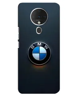Чехол для TECNO Spark 6 с картинкой «Логотип BMW — минимализм»