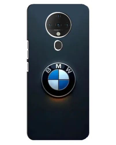 Чехол для TECNO Spark 6 с картинкой «Логотип BMW — минимализм»