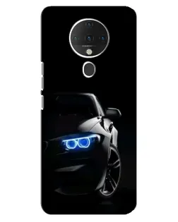 Чехол для TECNO Spark 6 с картинкой «BMW — ночной взгляд»