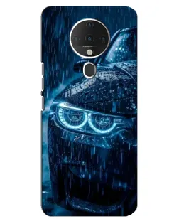 Чехол для TECNO Spark 6 с картинкой «BMW под дождем»