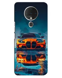 Чехол для TECNO Spark 6 с картинкой «BMW — золотая эмблема»