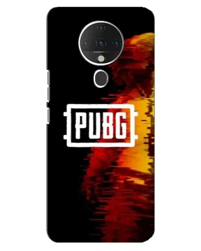 Чехол для TECNO Spark 6 с картинкой «Яркий логотип PUBG»
