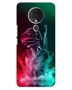 Чехол для TECNO Spark 6 с картинкой «PUBG — огненный воин» Чехол для TECNO Spark 6 с картинкой «PUBG — огненный воин»