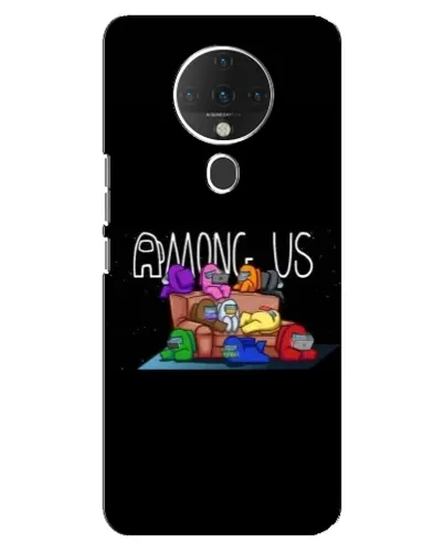 Чехол для TECNO Spark 6 с картинкой «Логотип Among Us» Чехол для TECNO Spark 6 с картинкой «Логотип Among Us»