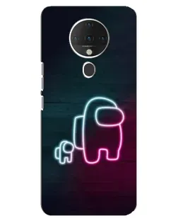 Чехол для TECNO Spark 6 с картинкой «Among Us неон-арт» Чехол для TECNO Spark 6 с картинкой «Among Us неон-арт»