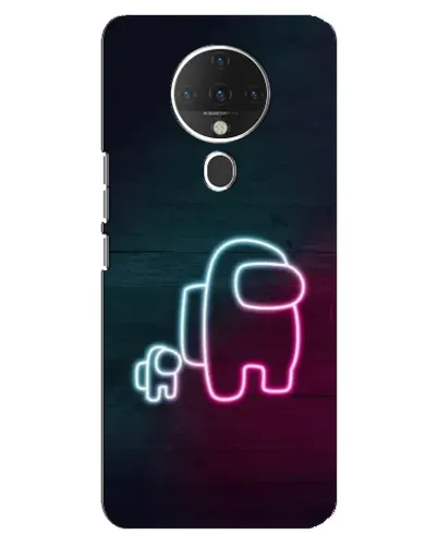Чехол для TECNO Spark 6 с картинкой «Among Us неон-арт» Чехол для TECNO Spark 6 с картинкой «Among Us неон-арт»