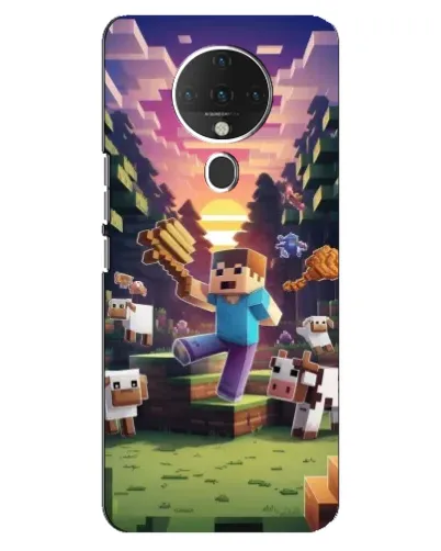 Чохол для TECNO Spark 6 з картинкою «Стів на фермі» Чохол для TECNO Spark 6 з картинкою «Стів на фермі»