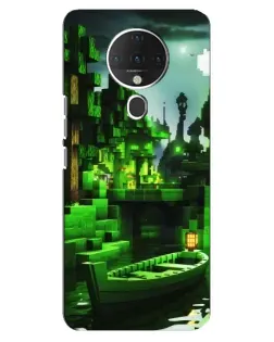 Чохол для TECNO Spark 6 з картинкою «Minecraft лісовий пейзаж»