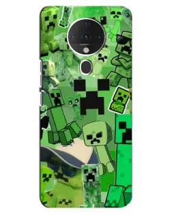 Чохол для TECNO Spark 6 з картинкою «Кріпери Minecraft»