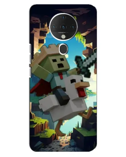 Чохол для TECNO Spark 6 з картинкою «Стів та гусь» Чохол для TECNO Spark 6 з картинкою «Стів та гусь»